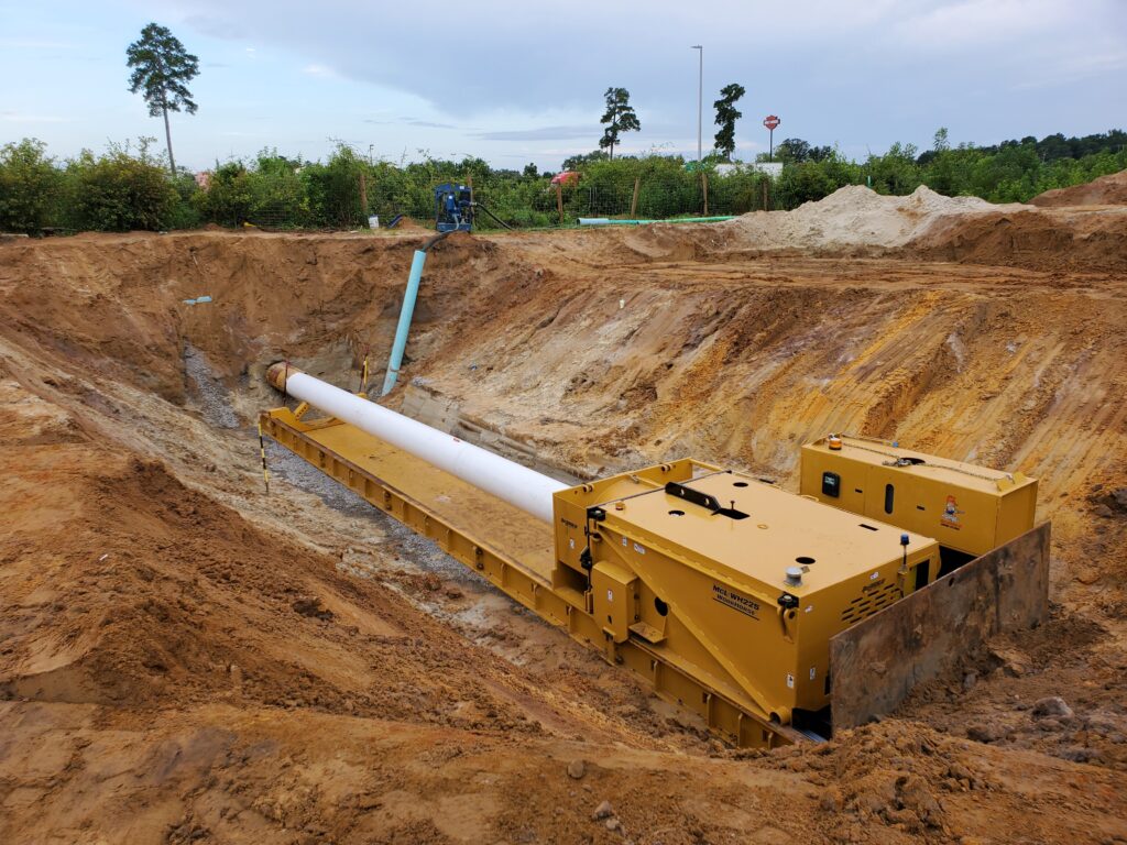 McL OTS auger boring job (2) We have help grow companies such as Vactron, McLaughlin, Truck Utilities, NESCO, Zeus Electric Chassis, Innovative Tools, and more.